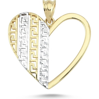 Lillian Vassago Zlatý přívěsek Srdíčko LLV46 GP101