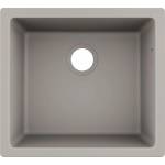Hansgrohe S51 SilicaTec композитна мивка бетонно сива 50x45 см (43431380) Мивка за вграждане
