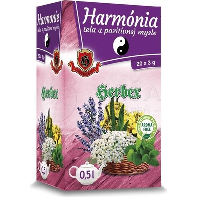 HERBEX Harmonie těla a pozitivní mysli 20 x 3 g