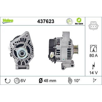 Generátor VALEO 437623