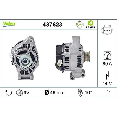 Generátor VALEO 437623