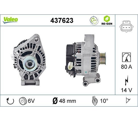 Generátor VALEO 437623