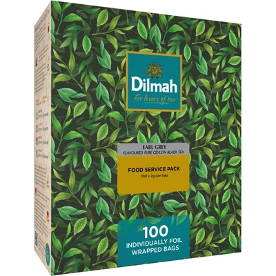 Dilmah černý čaj Earl Grey 100 ks