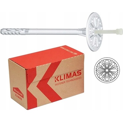 Wkret-met Ltx 10 Talířová hmoždinka s plastovým trnem - 10x140 mm - Bal: 200 ks – Hledejceny.cz
