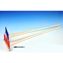 Teddies hrable s násadou červená