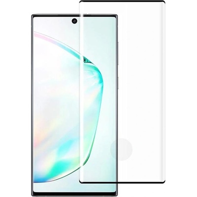 Стъклен протектор за цял екран No brand, For Samsung Galaxy Note 10 Plus, 3D, 0.3mm, Black - 52557 (DE-52557)