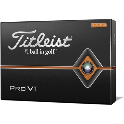 Titleist ball PRO V1 12ks High Numbers 5,6,7,8 2019