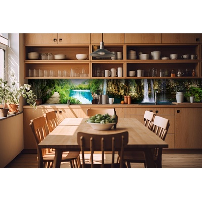 DIMEX ART Фототапет за кухня - релакс в гората 420 x 60 см