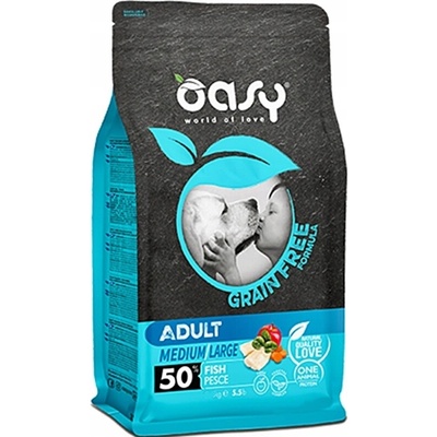 Oasy Grain Free Adult Medium & Large Fish 2,5 kg