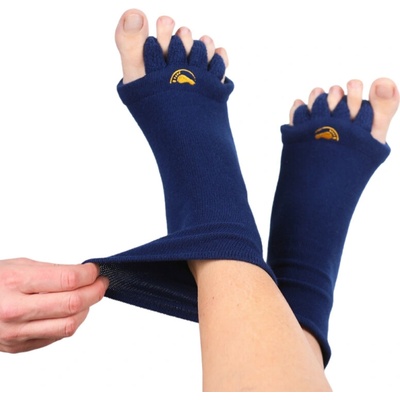Happy Feet Adjustačné ponožky TMAVOMODRÉ EXTRA STRETCH