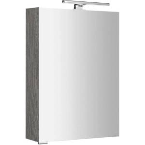 SAPHO Mirró - Огледален шкаф с LED осветление 50x70x16 см, П/Л, сребрист дъб MC050-0011 (MC050-0011)