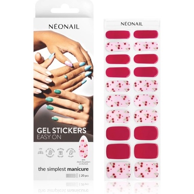NEONAIL Easy On Gel Stickers Стикери за нокти с използване на UV/LED лампа цвят M15 20 бр