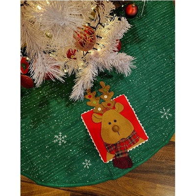 Koberček pod vianočný stromček 3D efekt snehu č.844 B3C