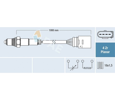 Lambda sonda FAE 77404
