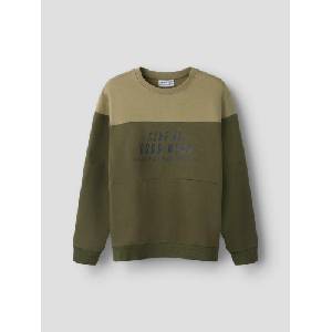 NAME IT Блуза nkmvemil ls nreg sweat bru (343105125418)