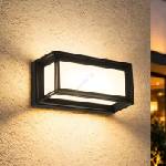 Brilagi - LED външно стенно осветително тяло със сензор PARKER LED/12W/230V черно IP44 (BG4612)
