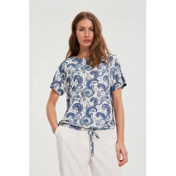 Moodo Бял топ с пейсли десен Moodo Moodo | Byal | ЖЕНИ | 38