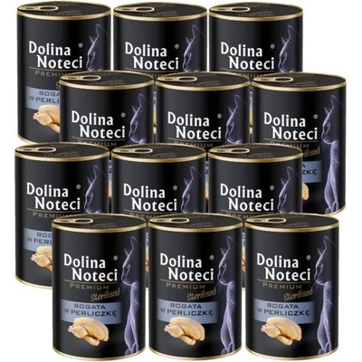 Dolina Noteci Premium Sterilised s vysokým obsahom perličiek 12 x 400 g