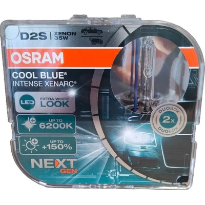 Osram xenonová výbojka D2S XENARC Cool Blue Intense NextGeneration 6200K +150% BOX