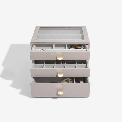 Stackers šperkovnice Taupe Classic set 3v1