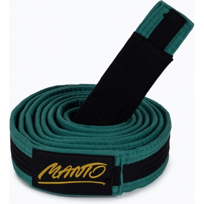 BJJ MANTO Tag zelený s čiernym pruhom