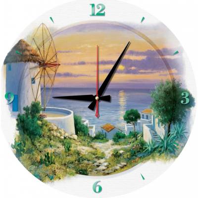 Art In the Evening in Aegean clock 570 dielov