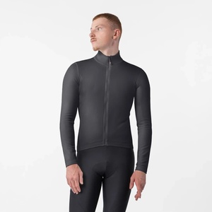 Castelli Мъжка фланелка с дълъг ръкав за колоездене Castelli Competizione Thermal L/S Jersey Cycling jersey - Black - размер XL (056-4295-0214)