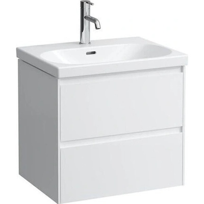 Laufen Lua skříňka s umyvadlem 60x46x56,7 cm, 2x zásuvka, bílá mat H6010802601042