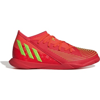 adidas Детски футболни обувки Adidas Predator Edge. 3 Indoor Football Shoes Kids - Red/Green/Blk