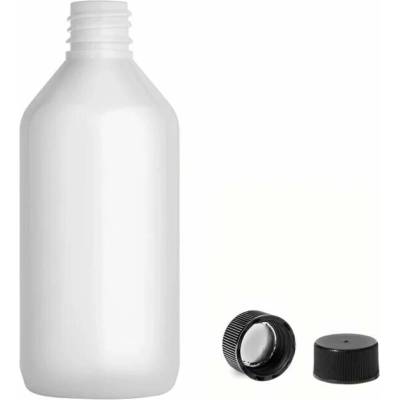 Via Plastová lahvička bílá s černým uzávěrem 115 ml