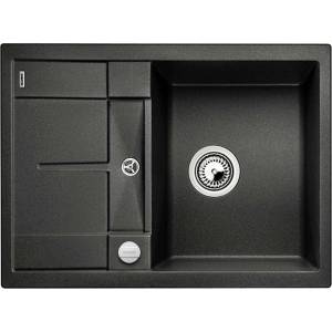BLANCO Metra 45 - Мивка от Silgranit, 68x50 см, с регулиране на оттока, антрацит 519572 (519572) Мивка за вграждане