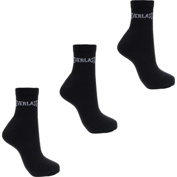 Image 1 of Everlast Мъжки чорапи Everlast Quarter Sock 3 Pack Mens - Black