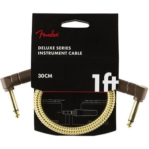 Fender Deluxe Series 099-0820-097 30 cm Ъглов - Ъглов Пач кабел (0990820097)