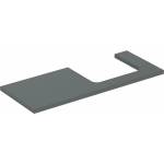 Geberit Плот за мивка Geberit One с десен изрез, матова лава 120 см (505.325.00.3)