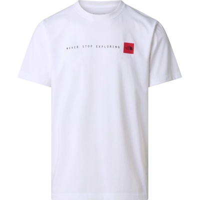 The North Face Мъжка тениска The North Face Never Stop Exploring Short Sleeve T-shirt - White - размер XL (216-7979-0315)