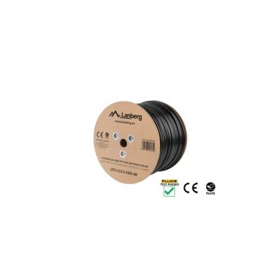 Кабел/преходник Lanberg LAN cable CAT. 5e ftp 305m solid outdoor cu black fluke passed (LCF5-21CU-0305-BK)