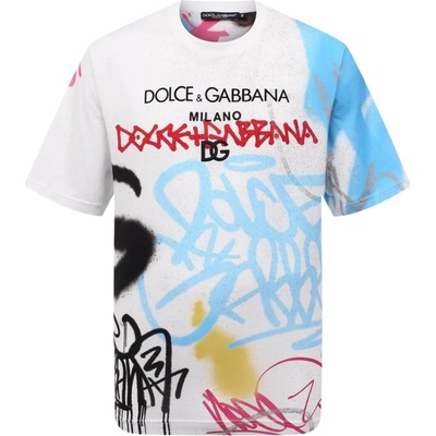 Dolce & Gabbana Graffiti White