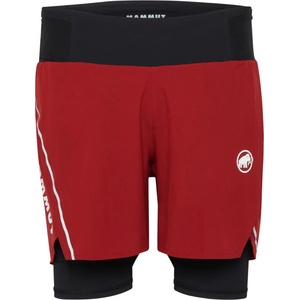 Mammut Мъжки къси панталони Mammut Aenergy Trailrunning 2 in 1 Shorts - Dark Mammut Red / Black - размер 44 (EU) (012-3129-0311)