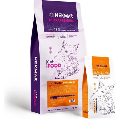 NEKMAR Cat Low Grain Sterilized 1,5 kg