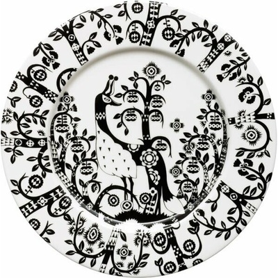 Iittala 1012496 Plytký talíř Taika 22 cm černý