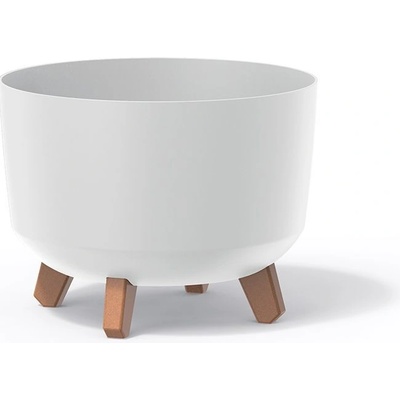 PROSPERPLAST Květináč GRACIA 33,9 cm bílý