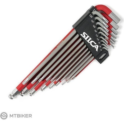 Silca HX-TWO súprava imbusových a torx kľúčov so zásobníkom, 17 ks