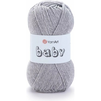 Yarn Art příze Baby 195 šedý melír