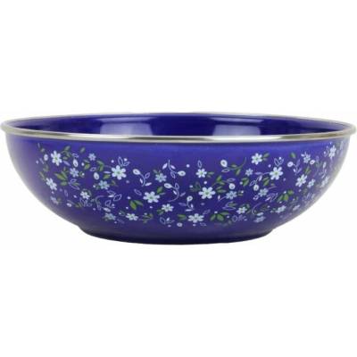 BELIS Smaltovaná miska 18 cm 0.8 l malá ROMANCE modrá 45018-009DDEX5