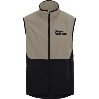 Horsefeathers Мъжки елек за колоездене Horsefeathers Hill Vest Cycling vest - Taupe / Black - размер XXL (054-0360-0115)