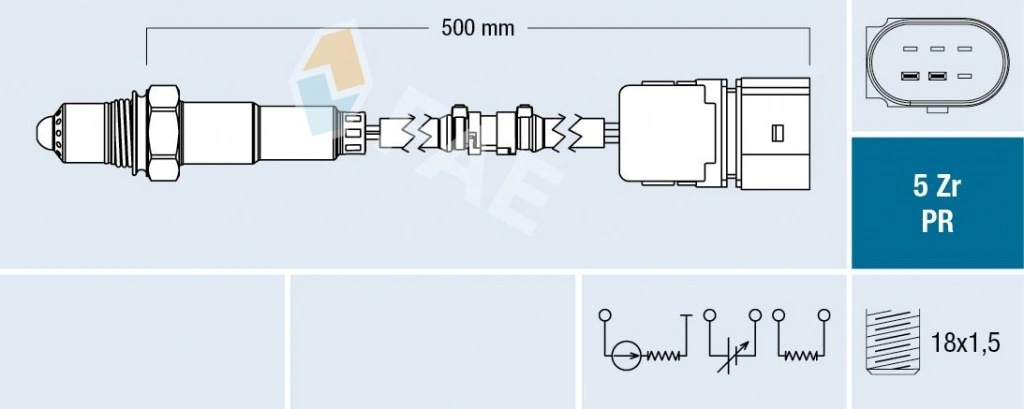 Lambda sonda FAE 75038