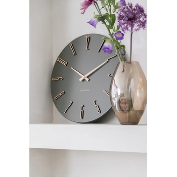 Karlsson Стенен часовник Karlsson Esmerado 40 cm в зелено (KA6072GR)