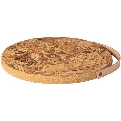 Casafina by Costa Nova Podložka korková s koženým uchem 30cm CORK COLLECTION přírodní