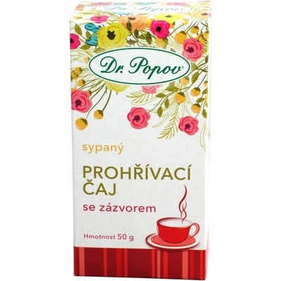 Dr.Popov Prohřívací čaj se zázvorem 50 g