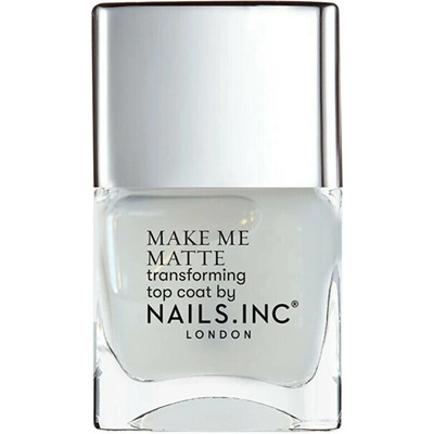 Nails.Inc Better On Top Make Me Matte Transforming Top Coat - Zmatňujúci vrchný lak na nechty 14 ml